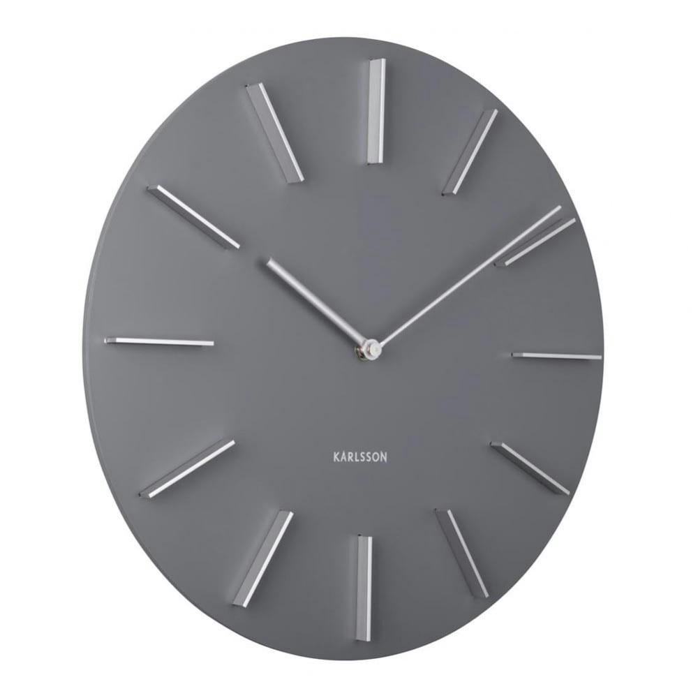 - Horloge grise diam 40cm