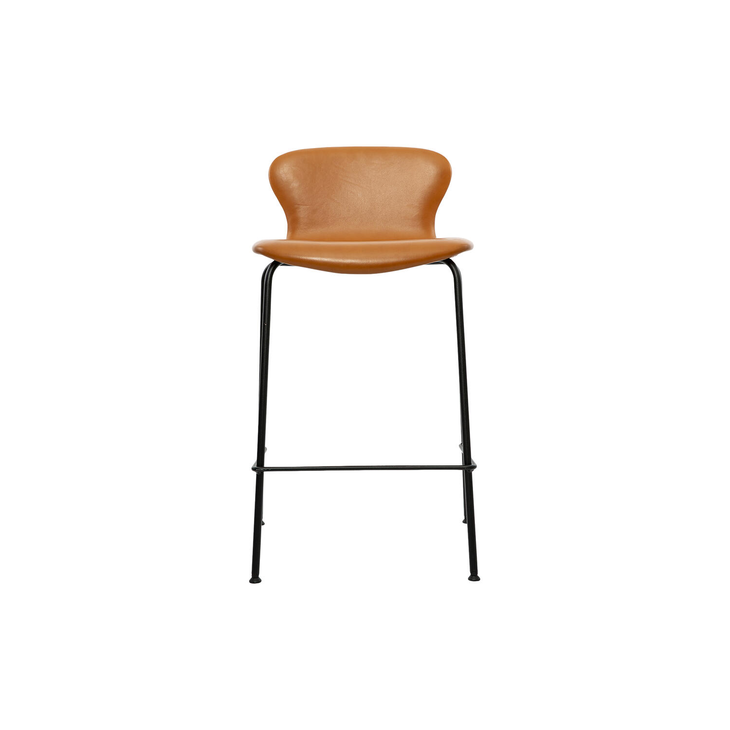 PLAY Chair Low Back Counter stol, cognac