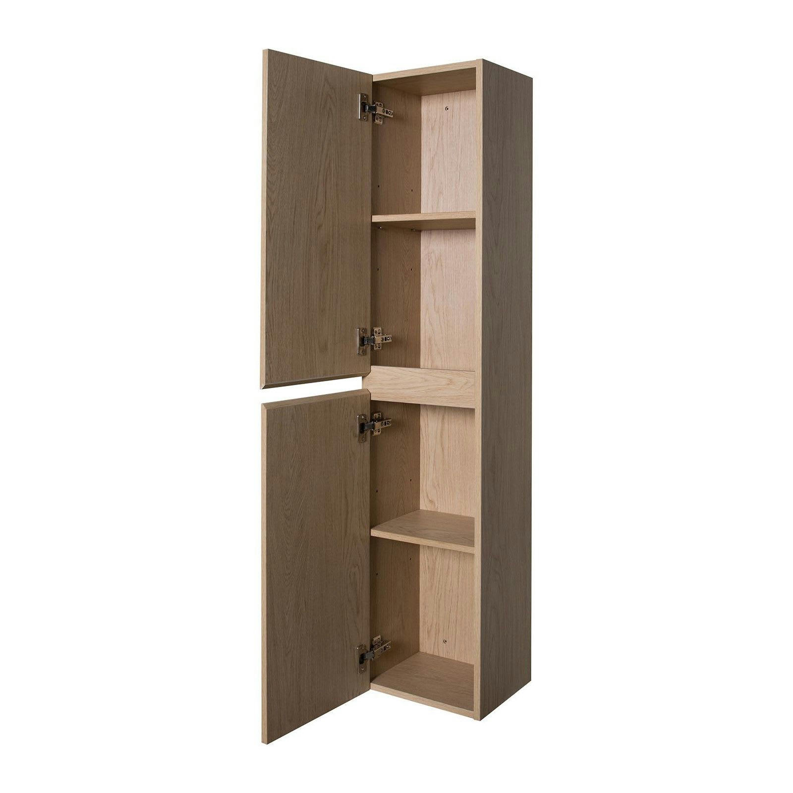 SORRENTO - Colonne de salle de bain à suspendre 140cm  Décor chêne