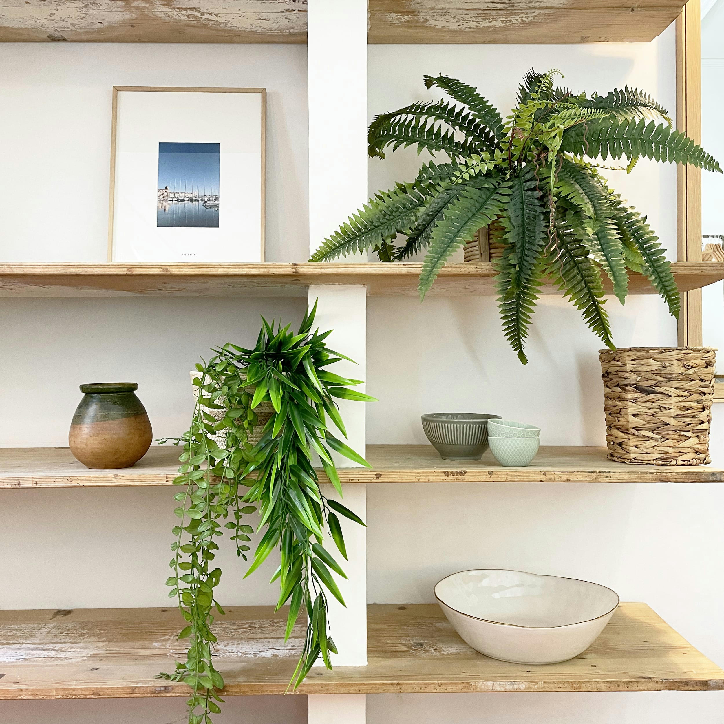 - Fougère artificielle en bouquet 55cm