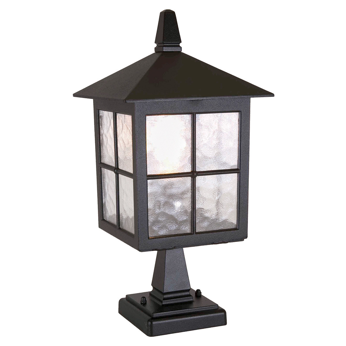 Lampa ogrodowa stojąca czarna Winchester wys:41 cm 1xE27x60W IP44 Elstead