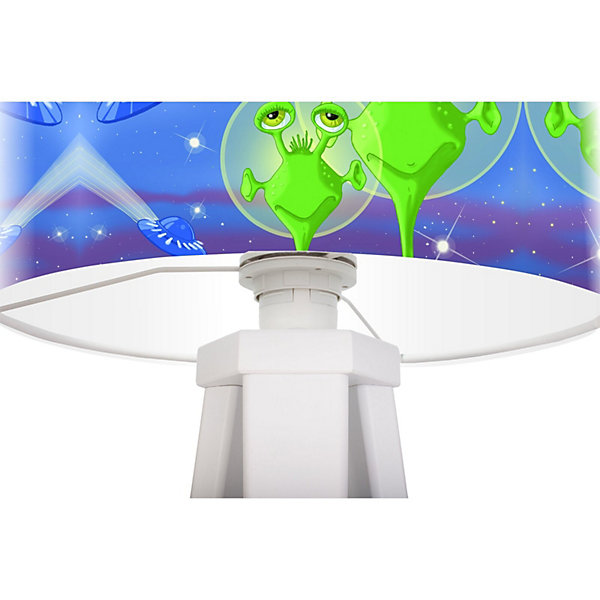 Lampe de chevet kids foto-170 30 x 30 x 45 cm Blanc, vert