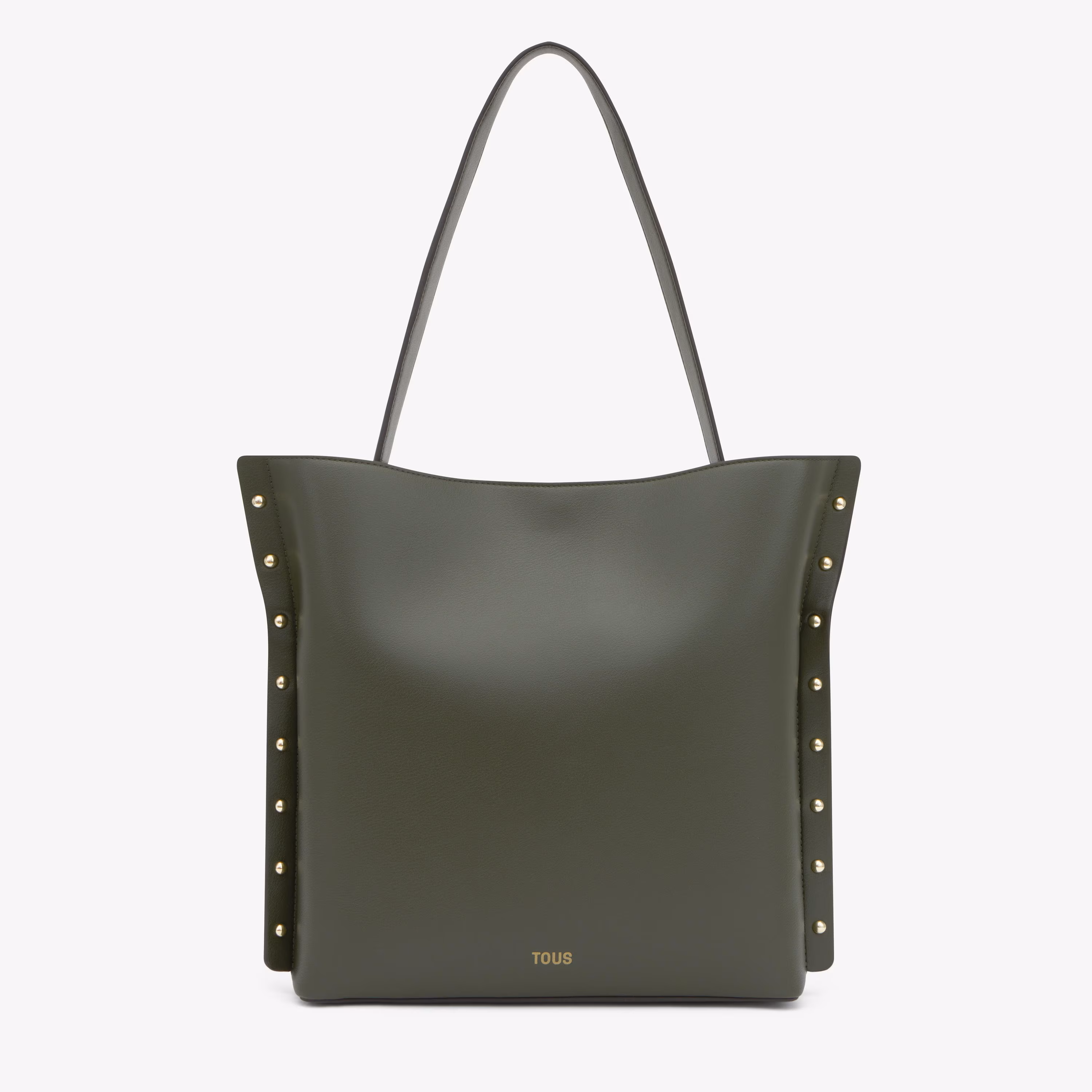 Bolso tote caqui TOUS Jewelry Studs