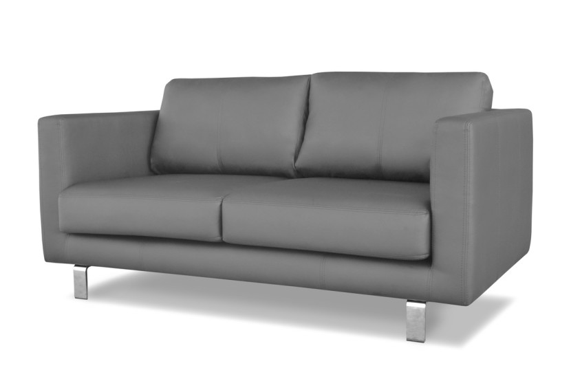 Ropez Boston Sofa 3 osobowa ekoskóra szara