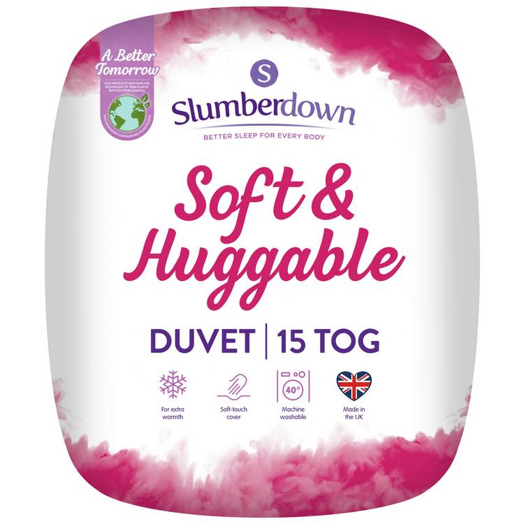 Slumberdown Soft & Huggable 15 Tog Duvet - Single