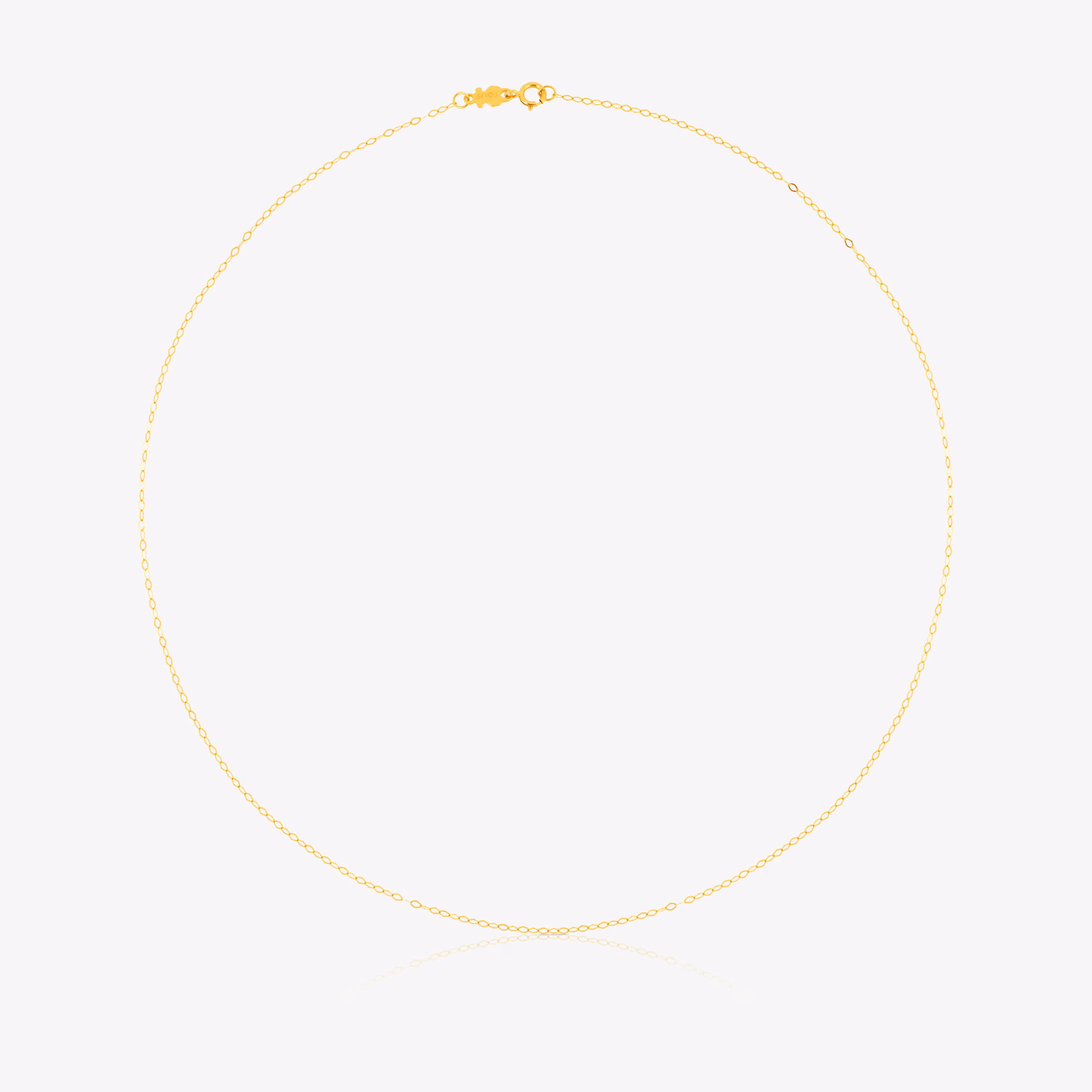 Gargantilla de oro con anillas ovales, 40 cm TOUS Chain