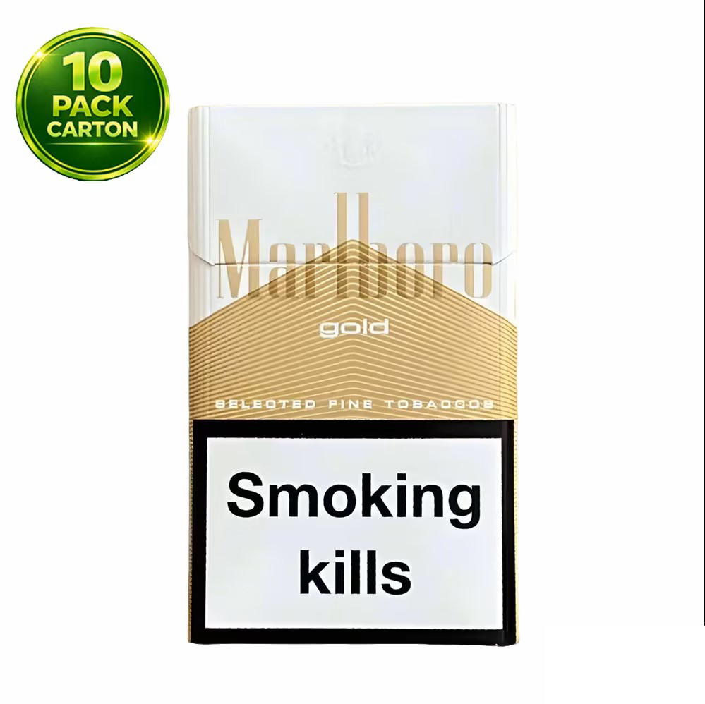 Marlboro Glod 20s Cigarettes x 10 Packs /1 Carton
