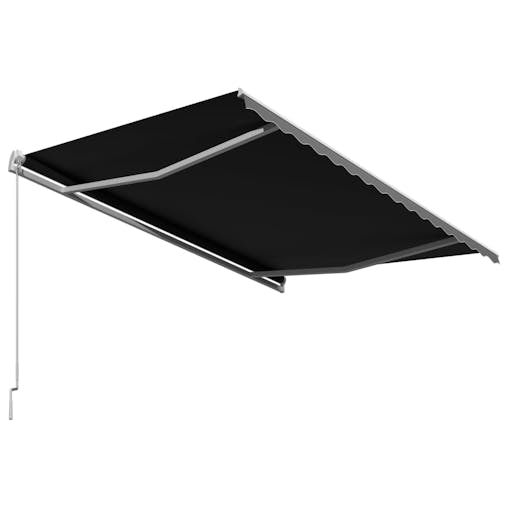 NNEVL Manual Retractable Awning 450x300 cm Anthracite
