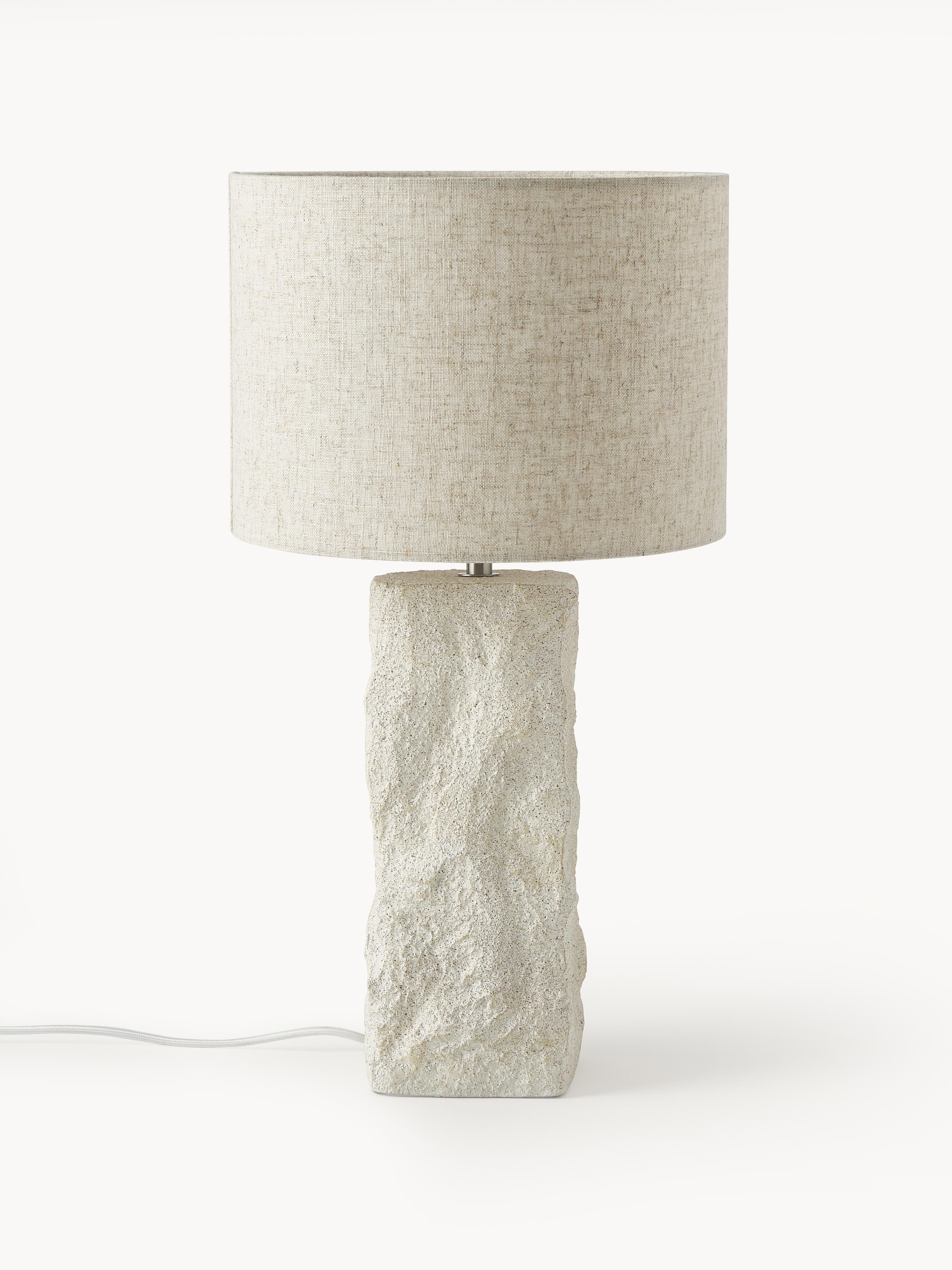 Große Tischlampe Kiri mit Betonfuß
