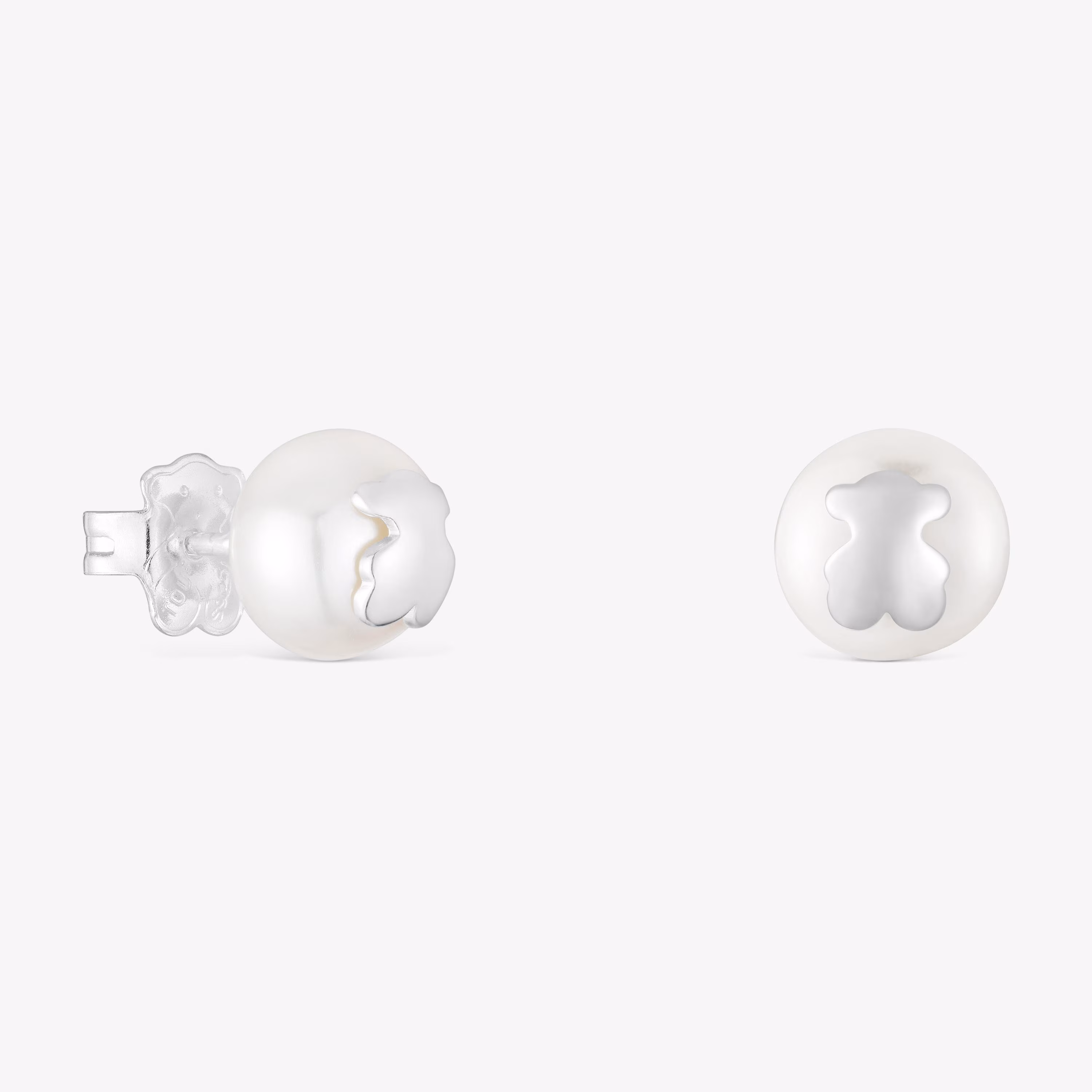 Pendientes de plata y perlas cultivadas 8,5 mm Icon Pearl