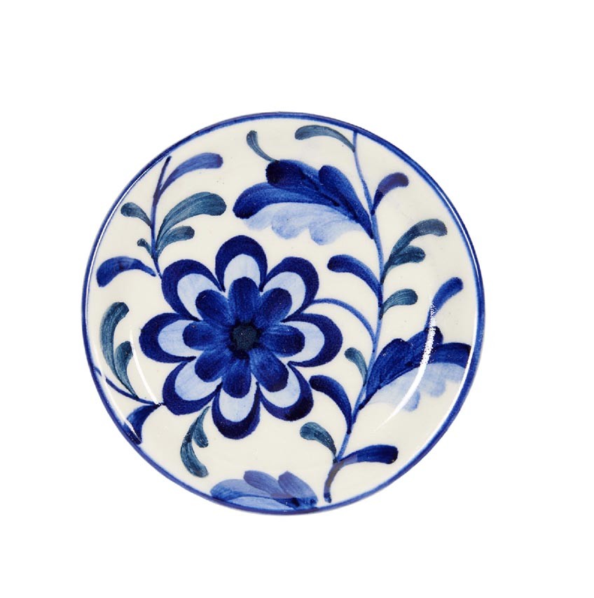 Return to Sender Schaaltje ø 11 cm Bed of Flowers Blue Design 2
