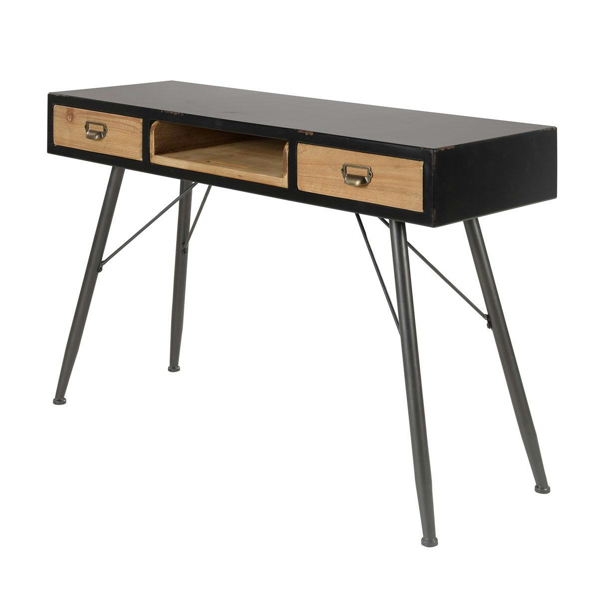 HIGHLAND - Console en sapin et métal