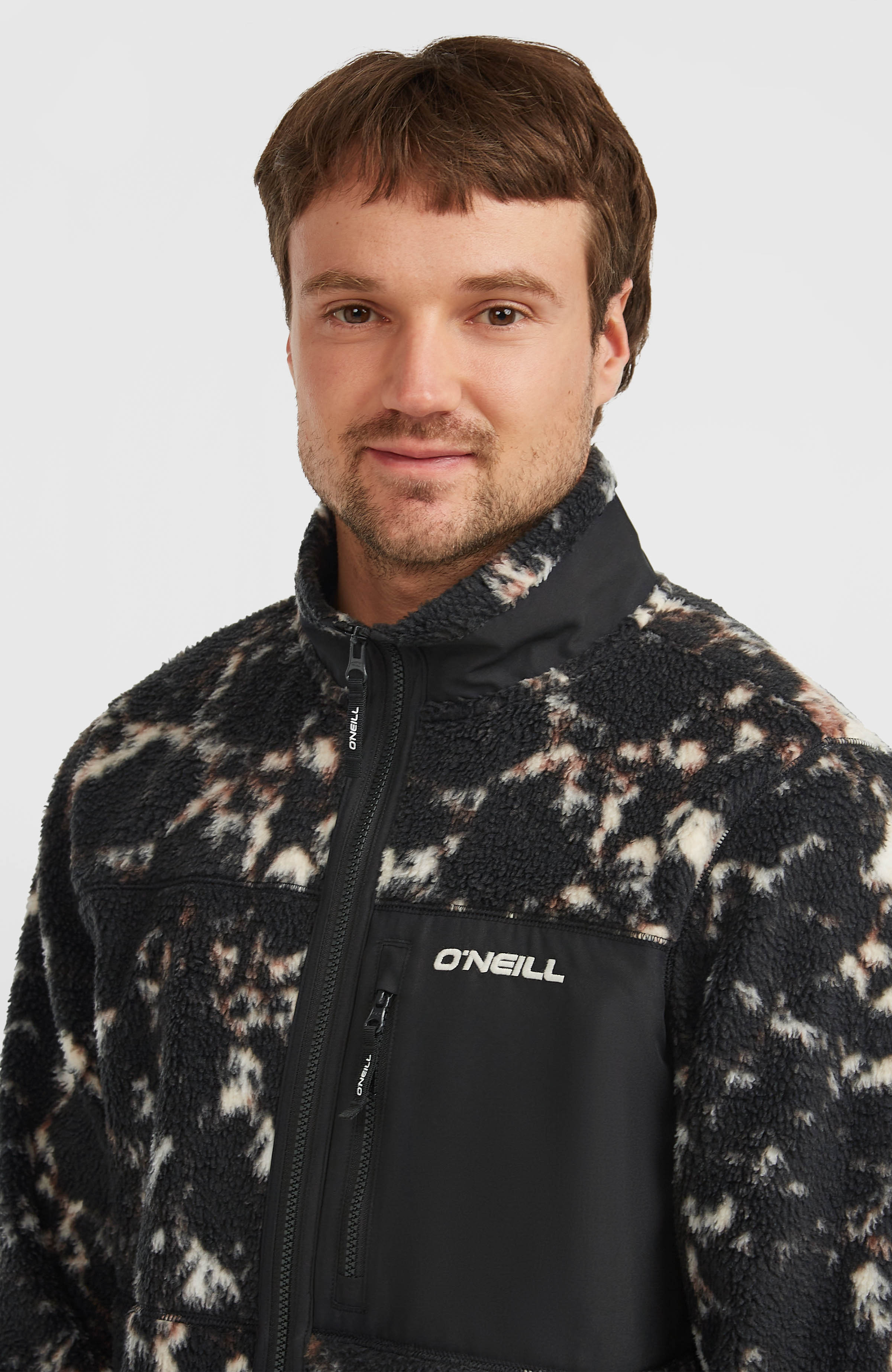 Heren O'Neill Must-Have High-Pile fleecevest met volledige rits