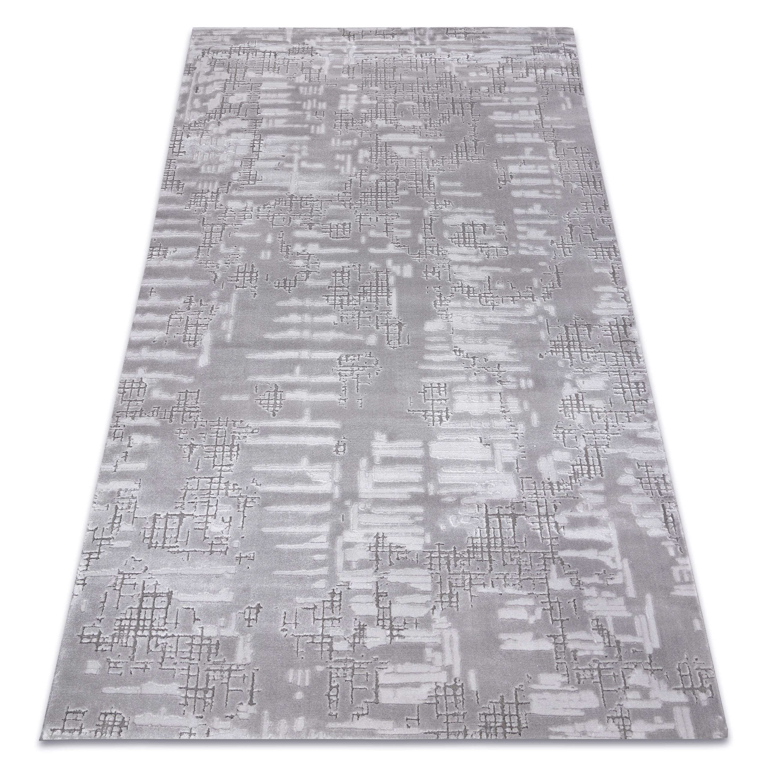 Dywan AKRYL DIZAYN 8840 jasny szary 80x300 cm