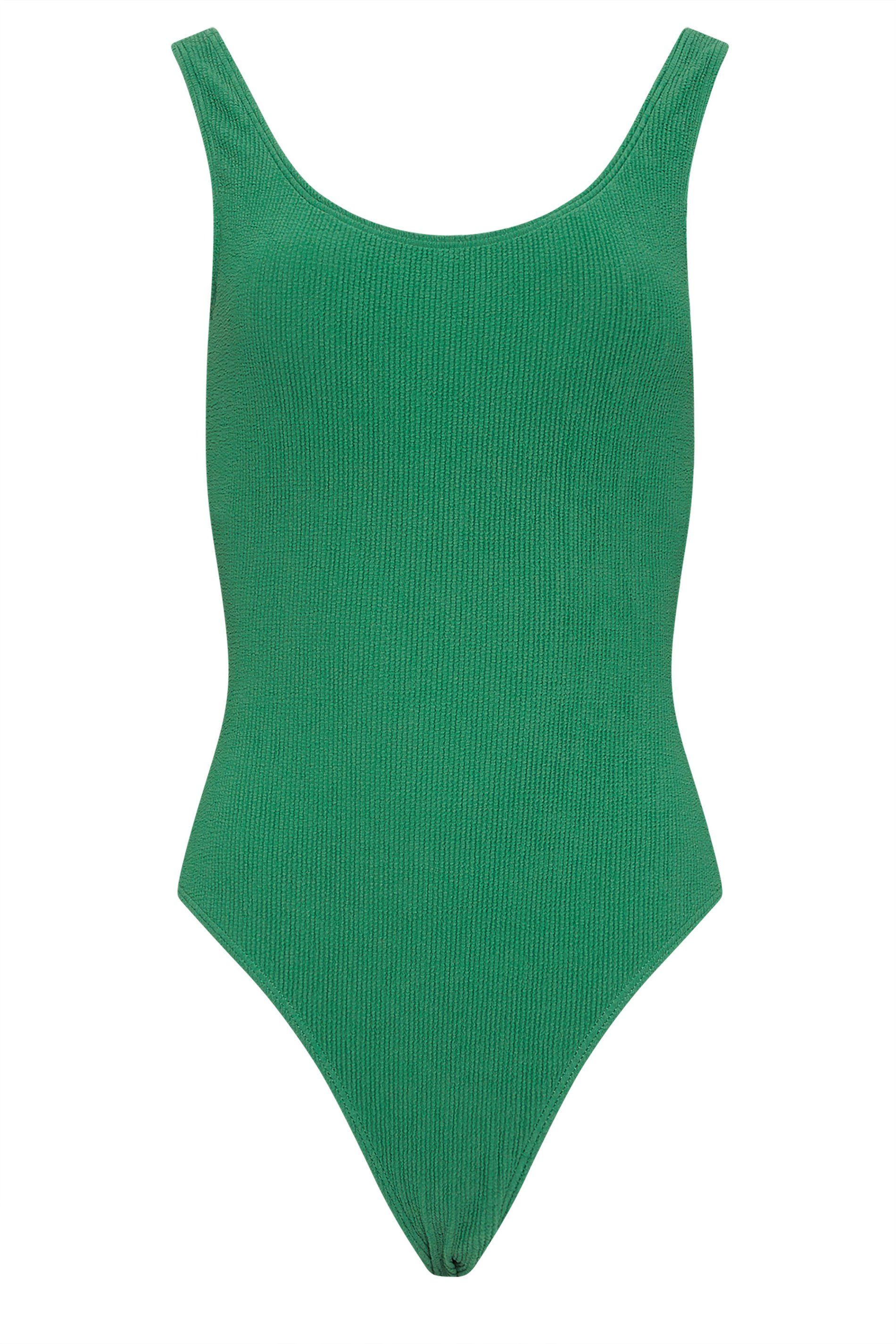 Long Tall Sally Tall Scoop Neck Textured Swimsuit