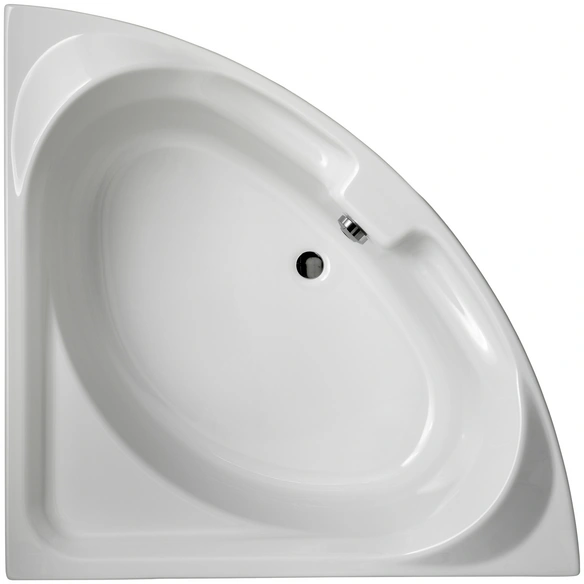 Eckwanne »Laguna«, BxHxL: 136 x 43 x 136 cm, halbrund