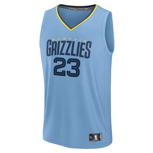 Cedric Coward Memphis Grizzlies  Fast Break Replica Player Jersey - Statement Edition - Light Blue