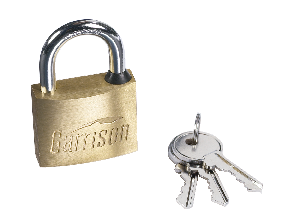 Garrison Brass Padlock, 40-mm