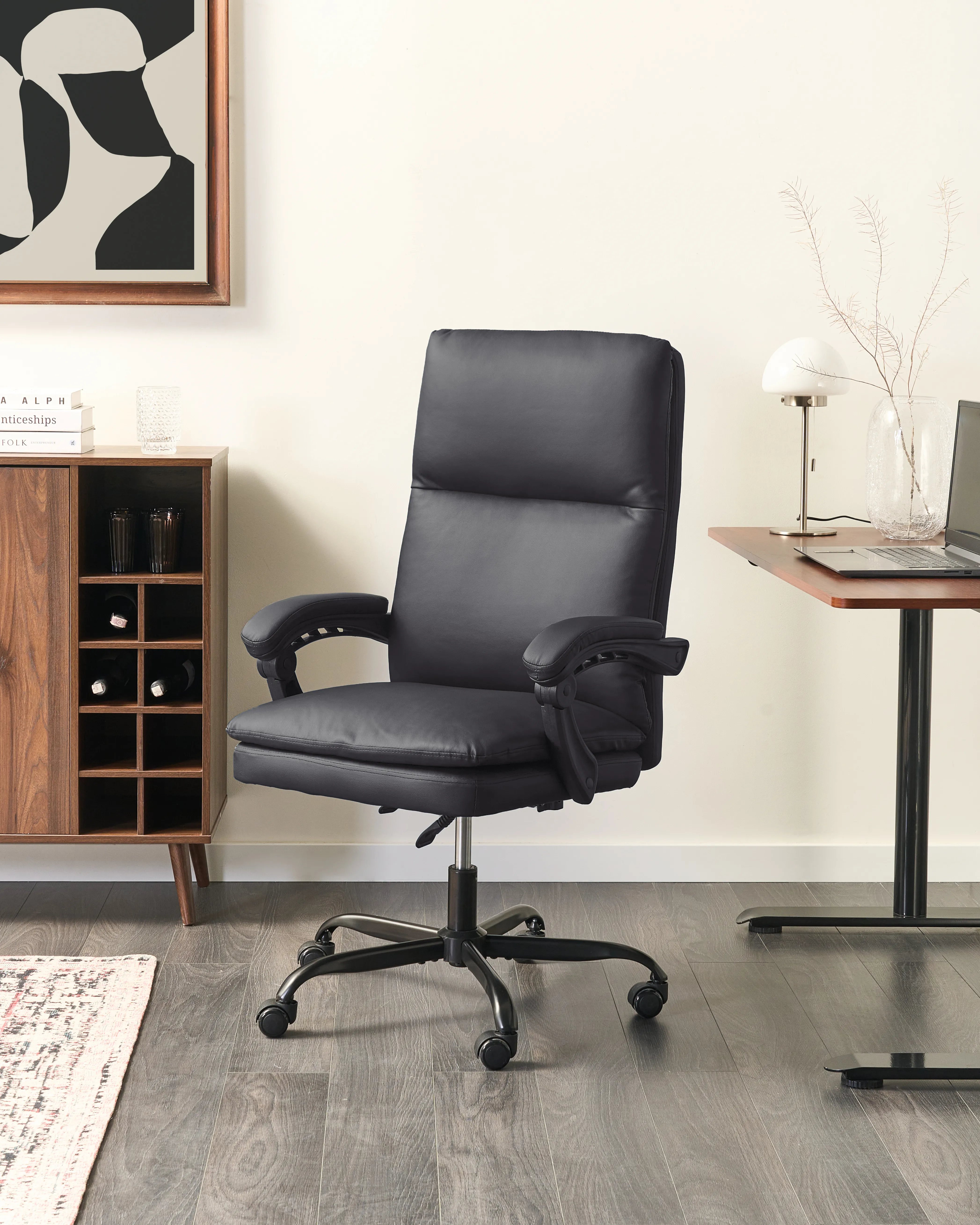 Executive Chair SERENE Faux Leather Black