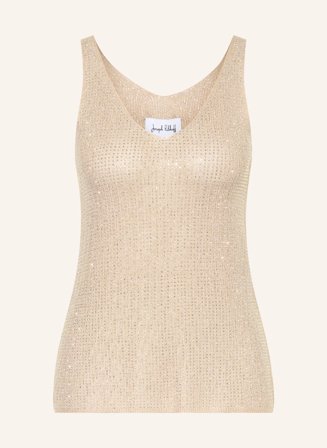 Joseph Ribkoff Stricktop mit Schmucksteinen und Glitzergarn