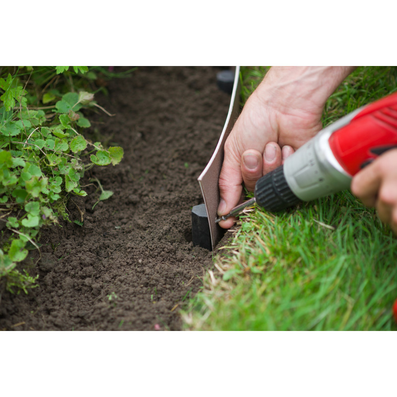 Piquet profilé pour bordure BorderFix 27 cm
