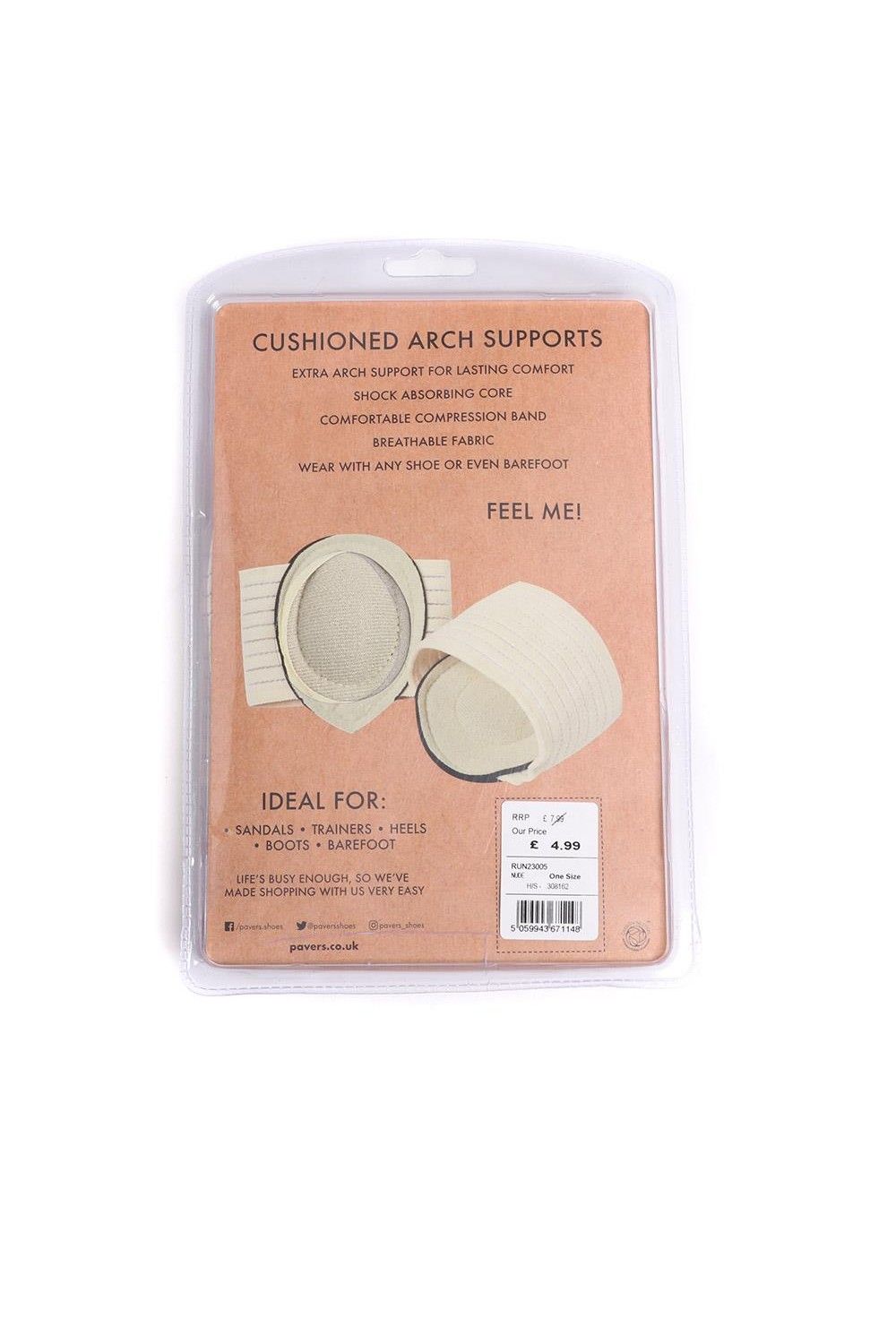 Pavers Cushioned Foot Arch Supports