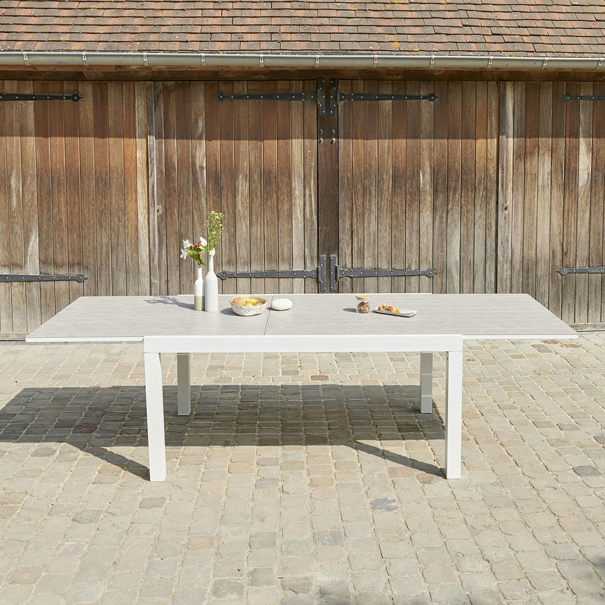 TULUM - Table de jardin en aluminium extensible 6/10 pers.