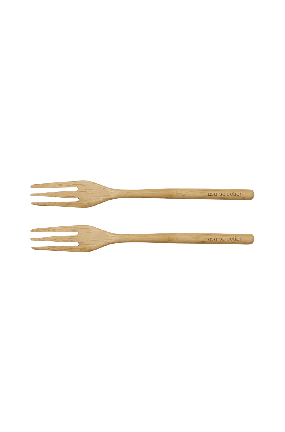 2er set gabeln, natur