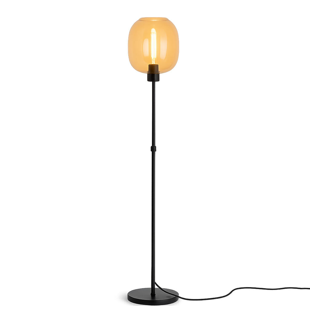 Highlight vloerlamp Bellini - 1 lichts - 25 x 170  cm - zwart