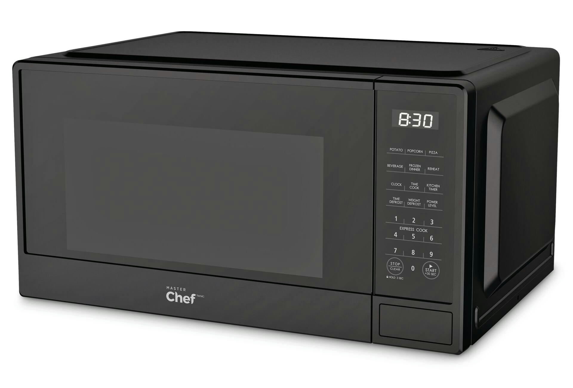 MASTER Chef Countertop Microwave, 1.1-cu.ft., Matte Black