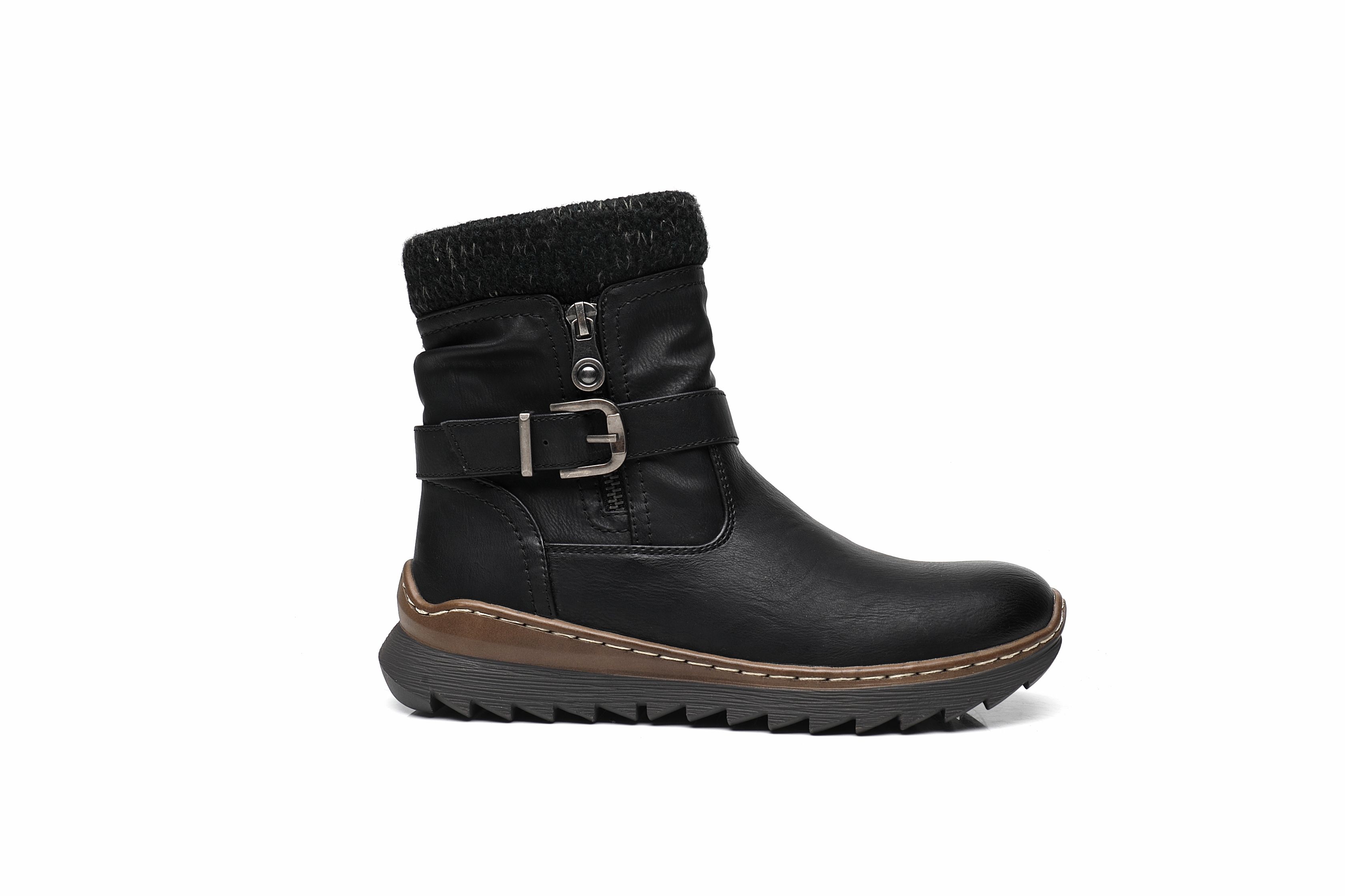 IVACHY Warm Lining Ankle Boots - Cozy insulated winter boots