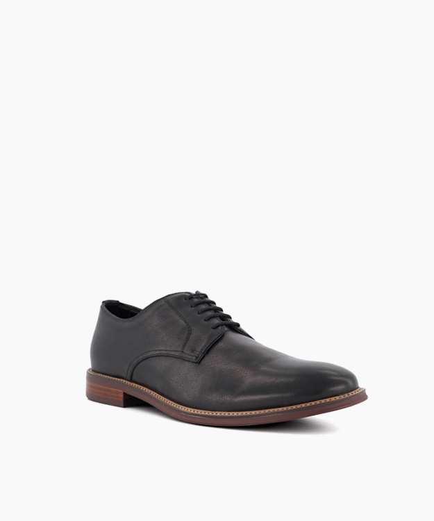 Stanley Black - Leather Lace-Up Shoes
