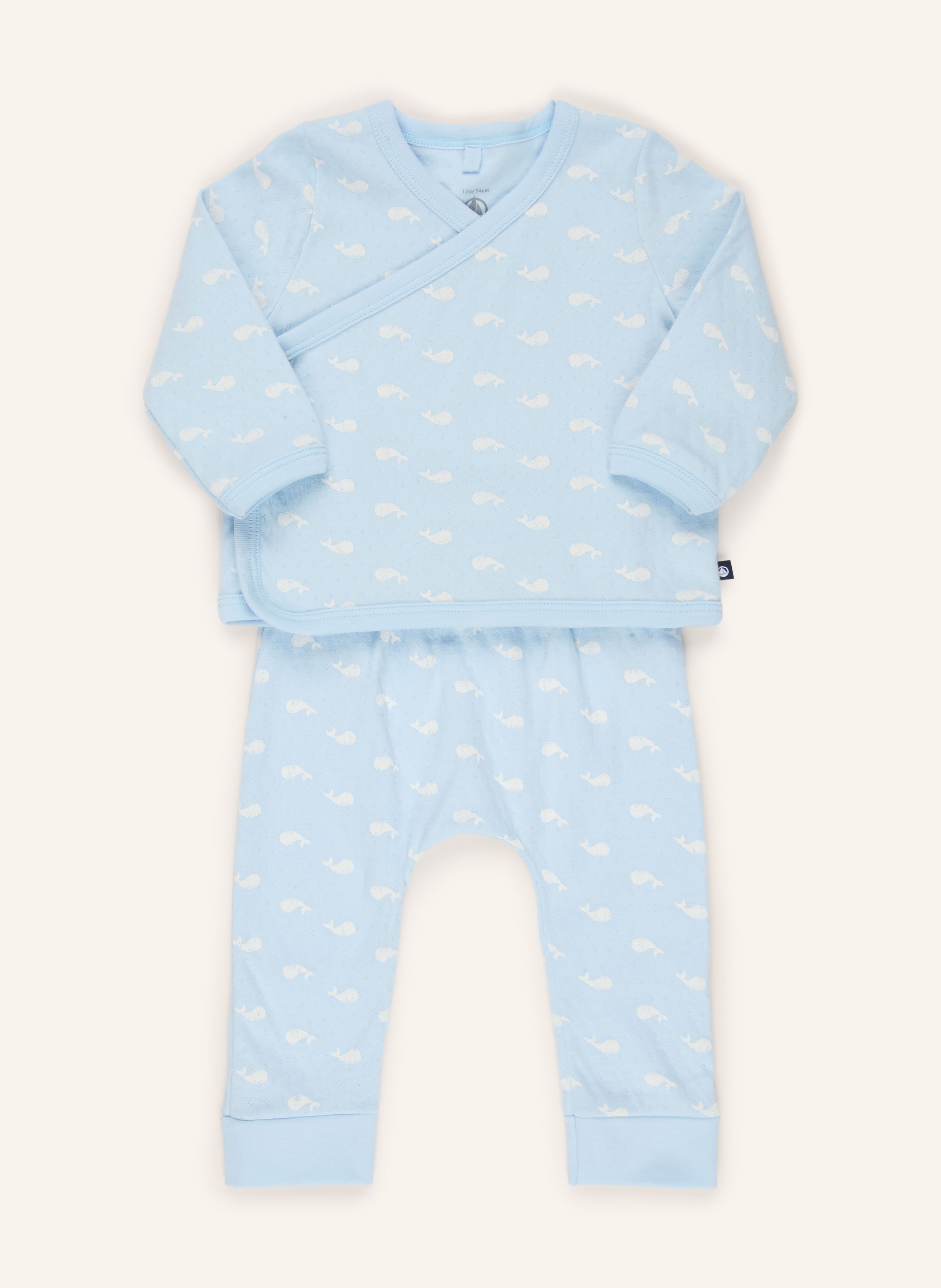 PETIT BATEAU Set: Wickelshirt und Hose