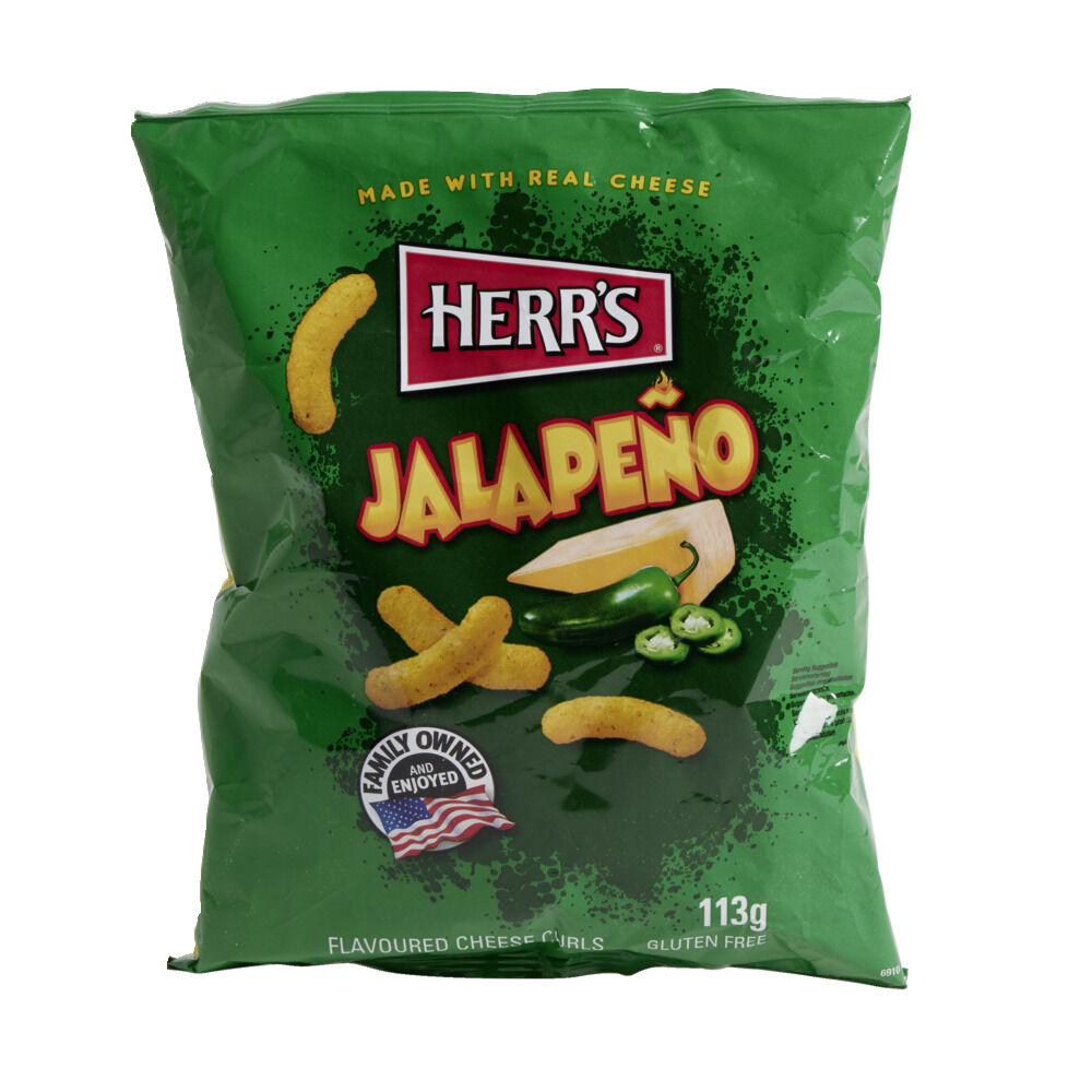 Snacks Herr's Jalape&ntilde;o saveur fromage épicé 113gr
