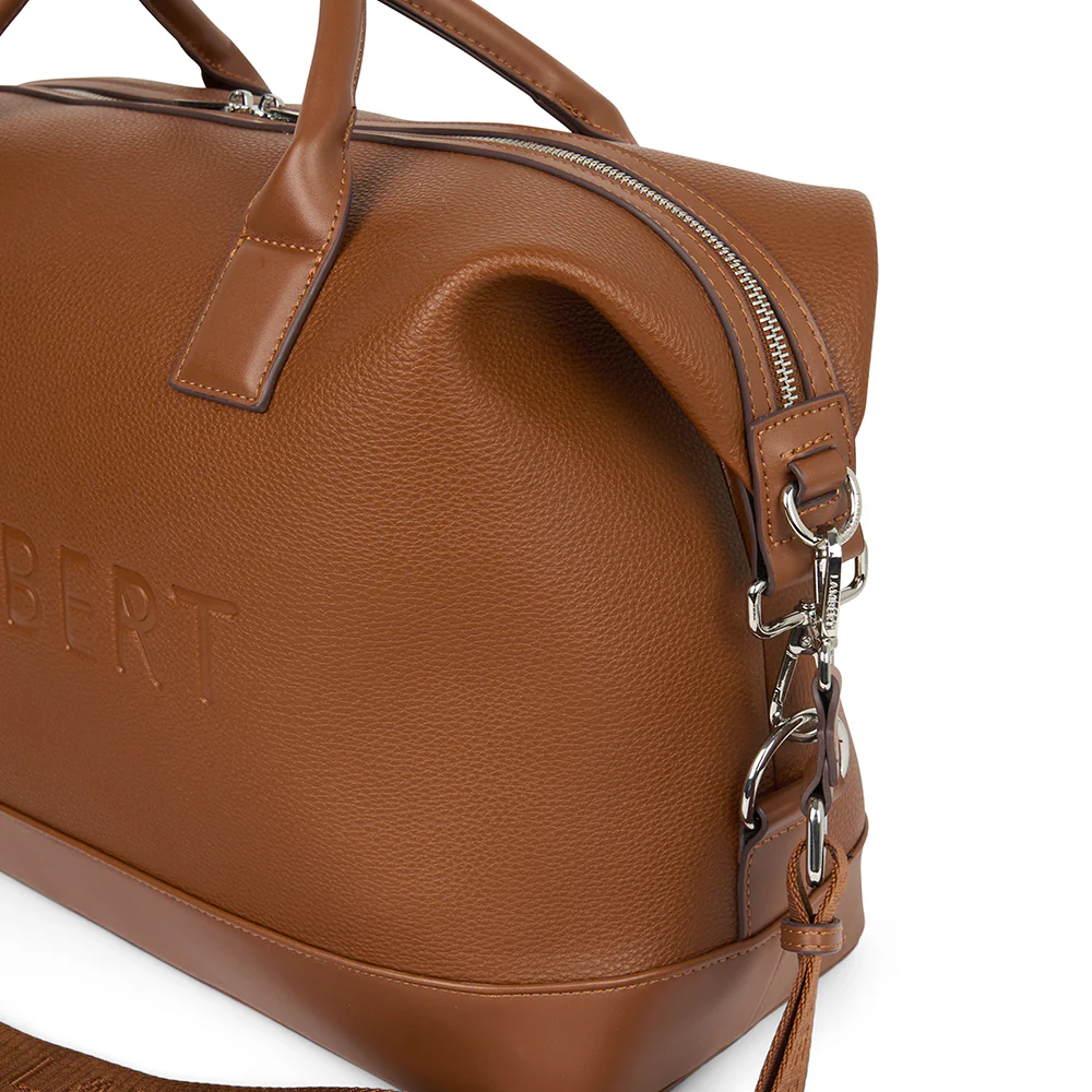 The Mae - Small Affogato Vegan Leather Travel Bag