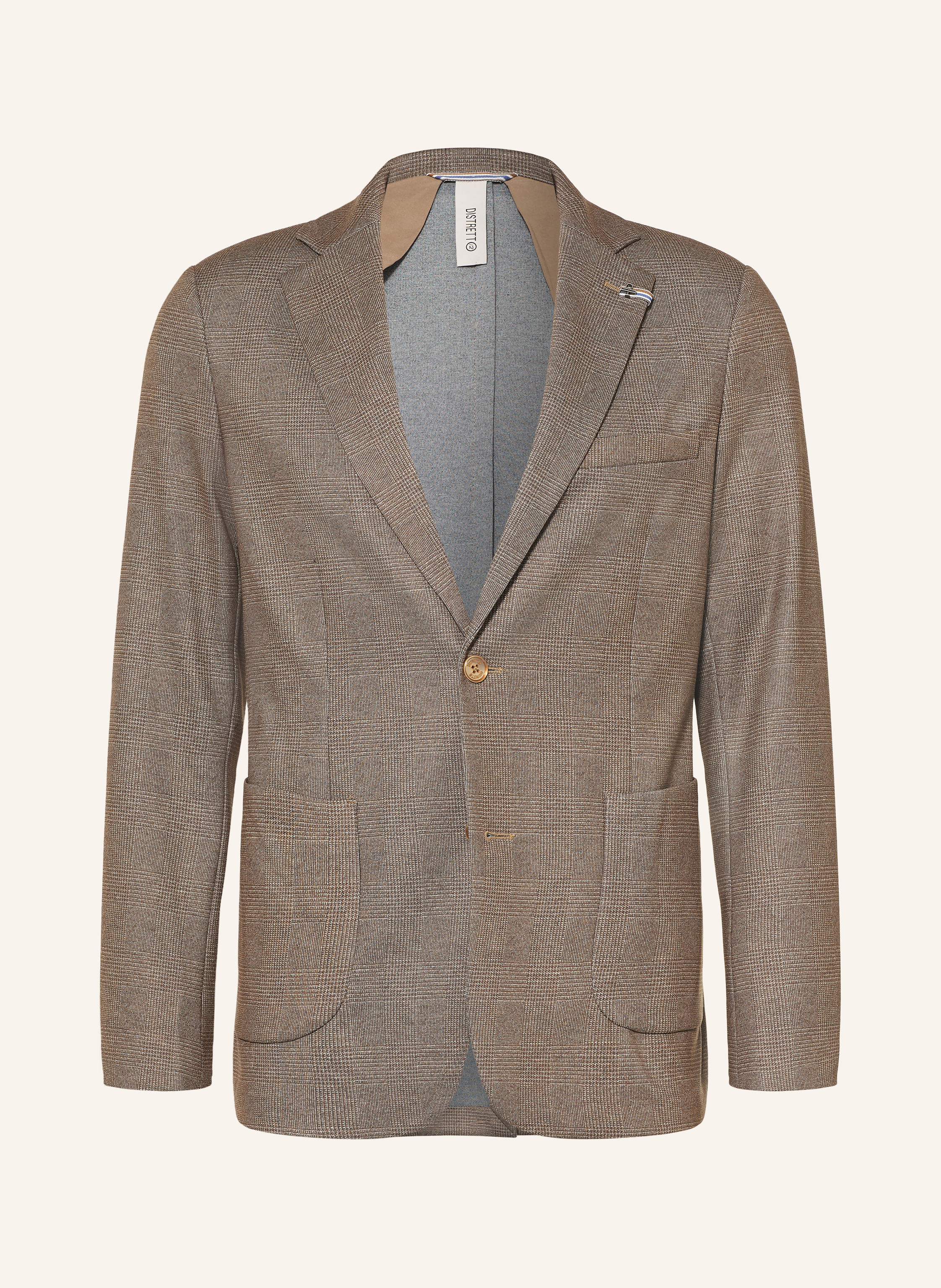 DISTRETTO 12 Anzugsakko CARRACCI Slim Fit aus Jersey