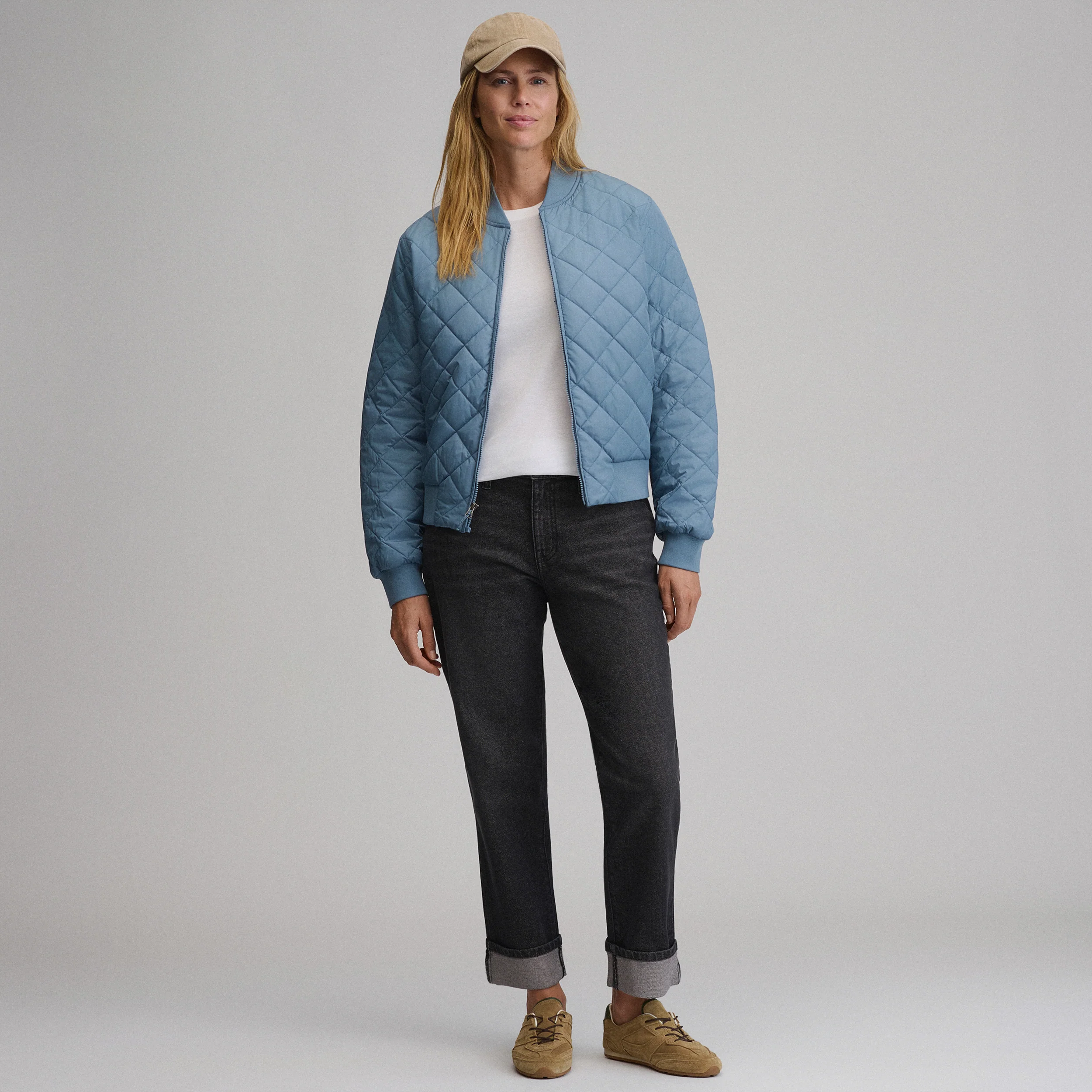 Women's Quilted Bomber