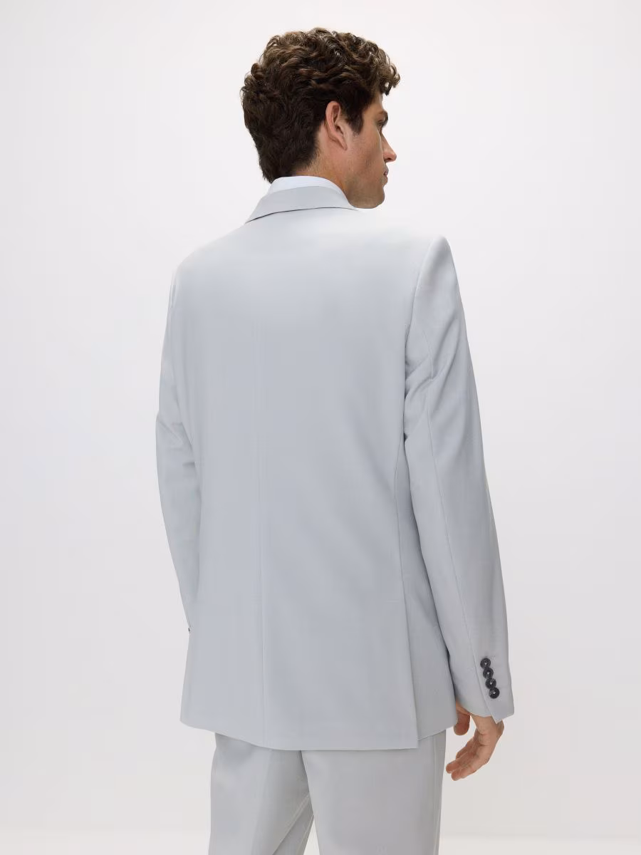 Wool Blend Slim Fit Blazer