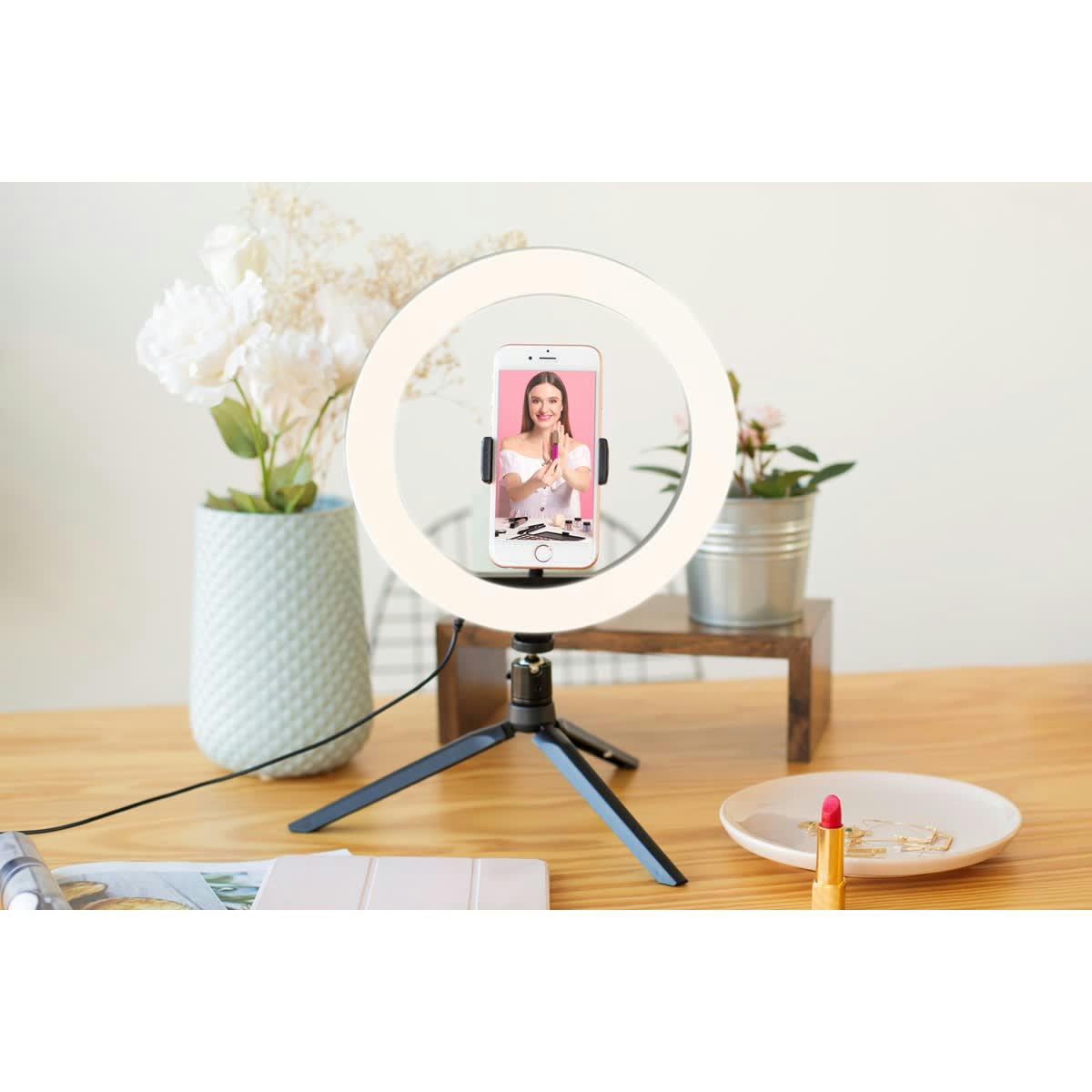 TEA261 - Ring light avec trépied
