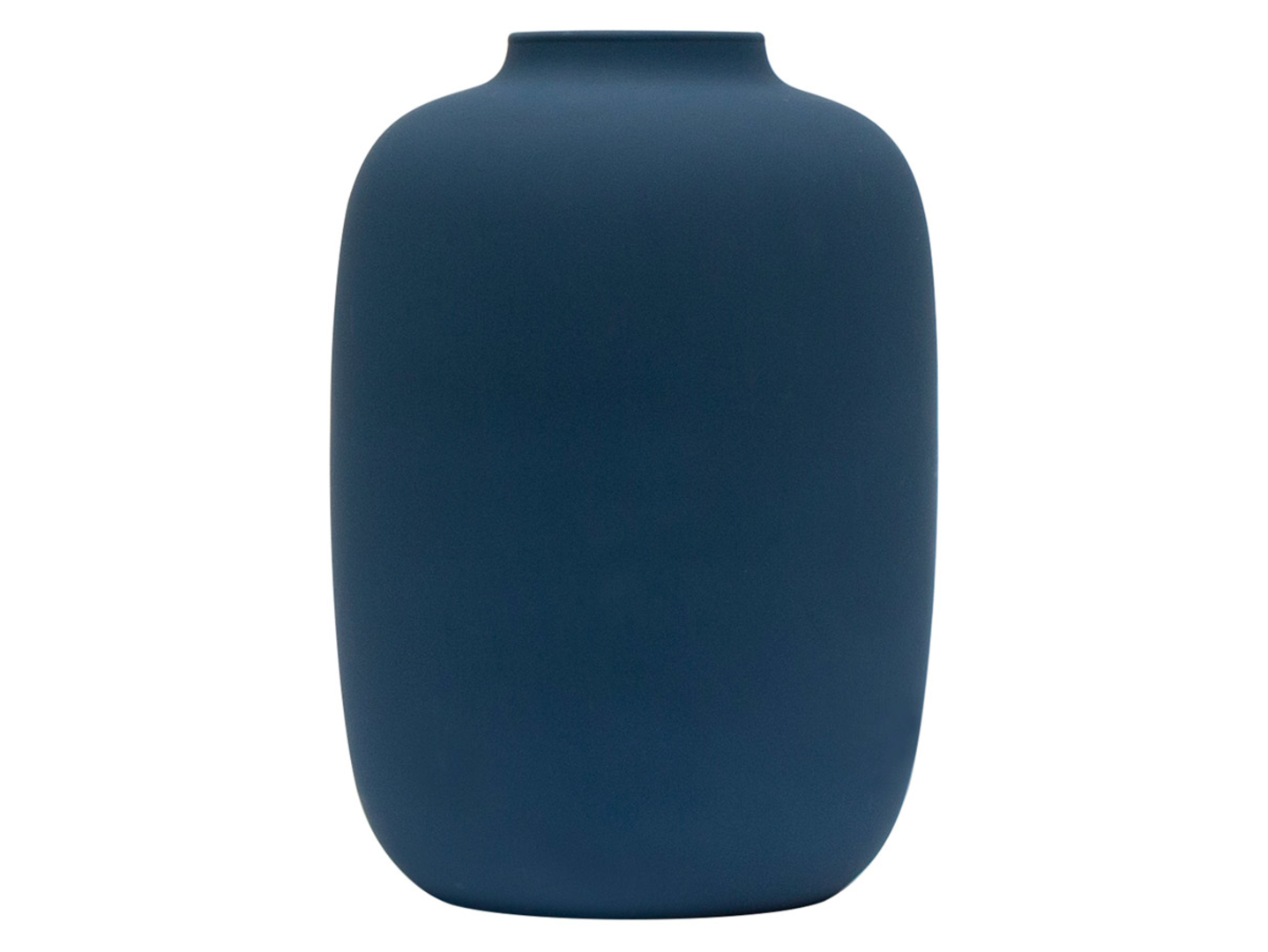 Wazon szklany 27 cm niebieski