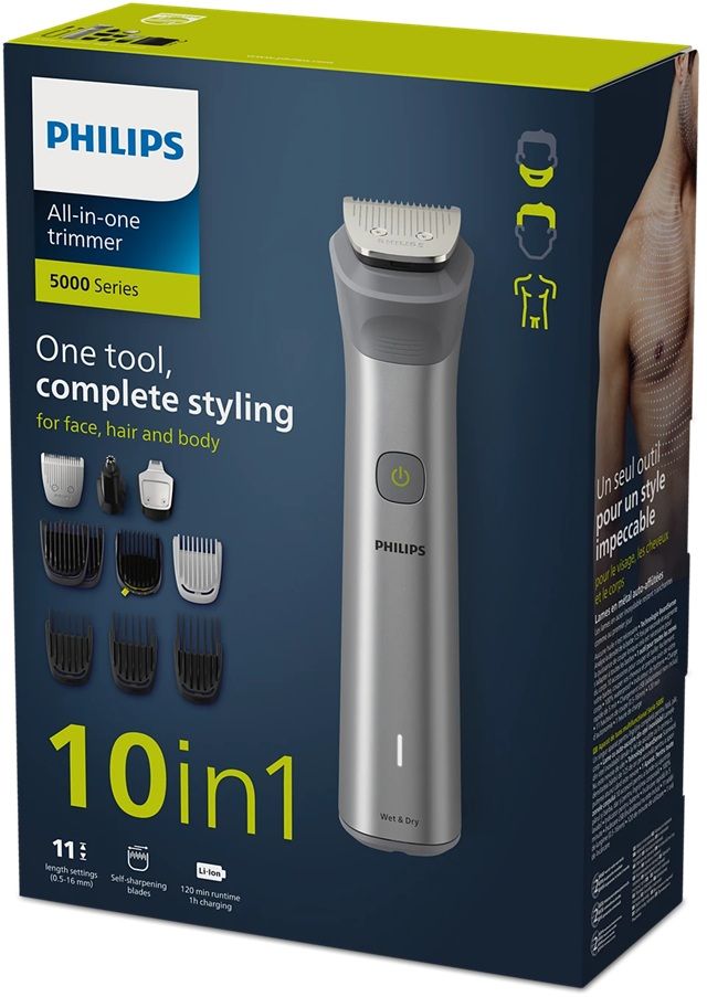 Philips PHILIPS Series 5000 10-in-1 Wet & Dry Multi Grooming Trimmer - MG5920/15