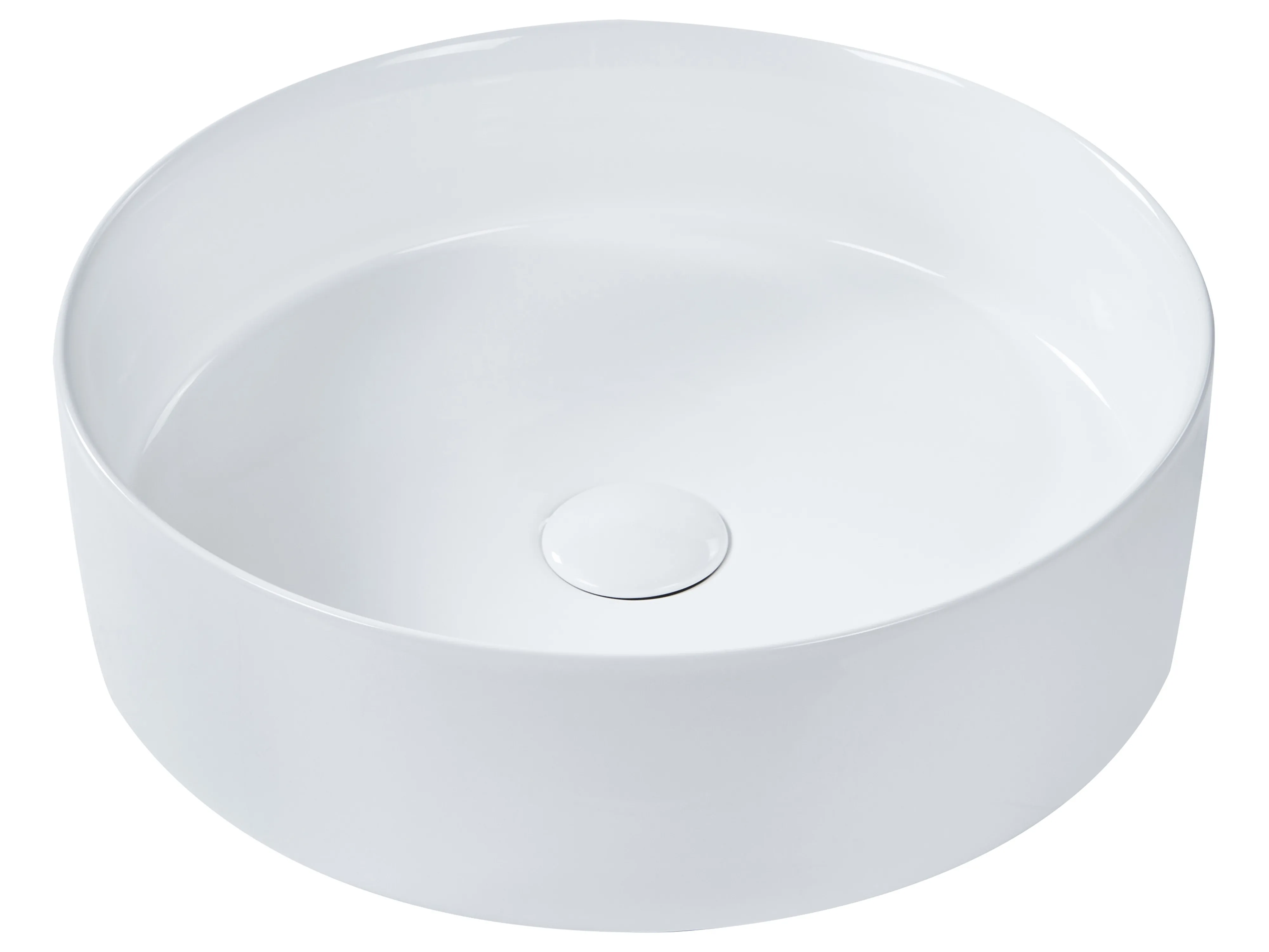 Countertop Basin TEBAR ? 400 mm Ceramic White