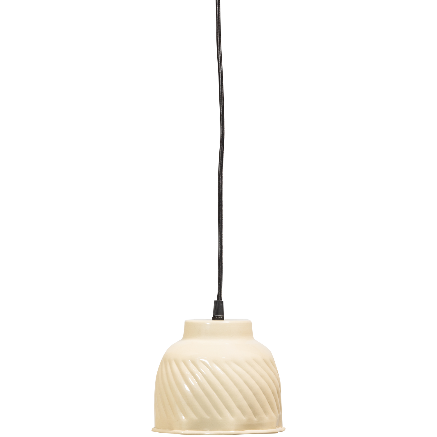 WOOOD hanglamp Arleso - Metaal - Zand/Beige - 15x14x14