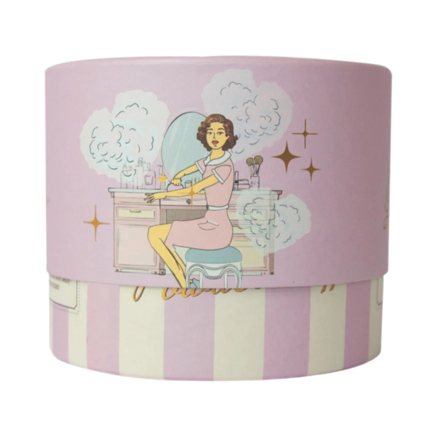 The Vintage Cosmetic Company Body Shimmer Scented Powder Puff