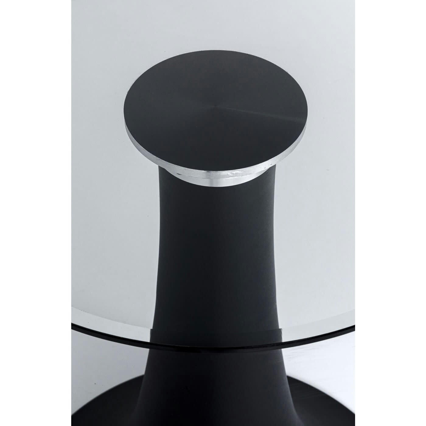 GRANDE POSSIBILITA - Table Grande Possibilita 180x120cm noire et verre fumé Kare Design