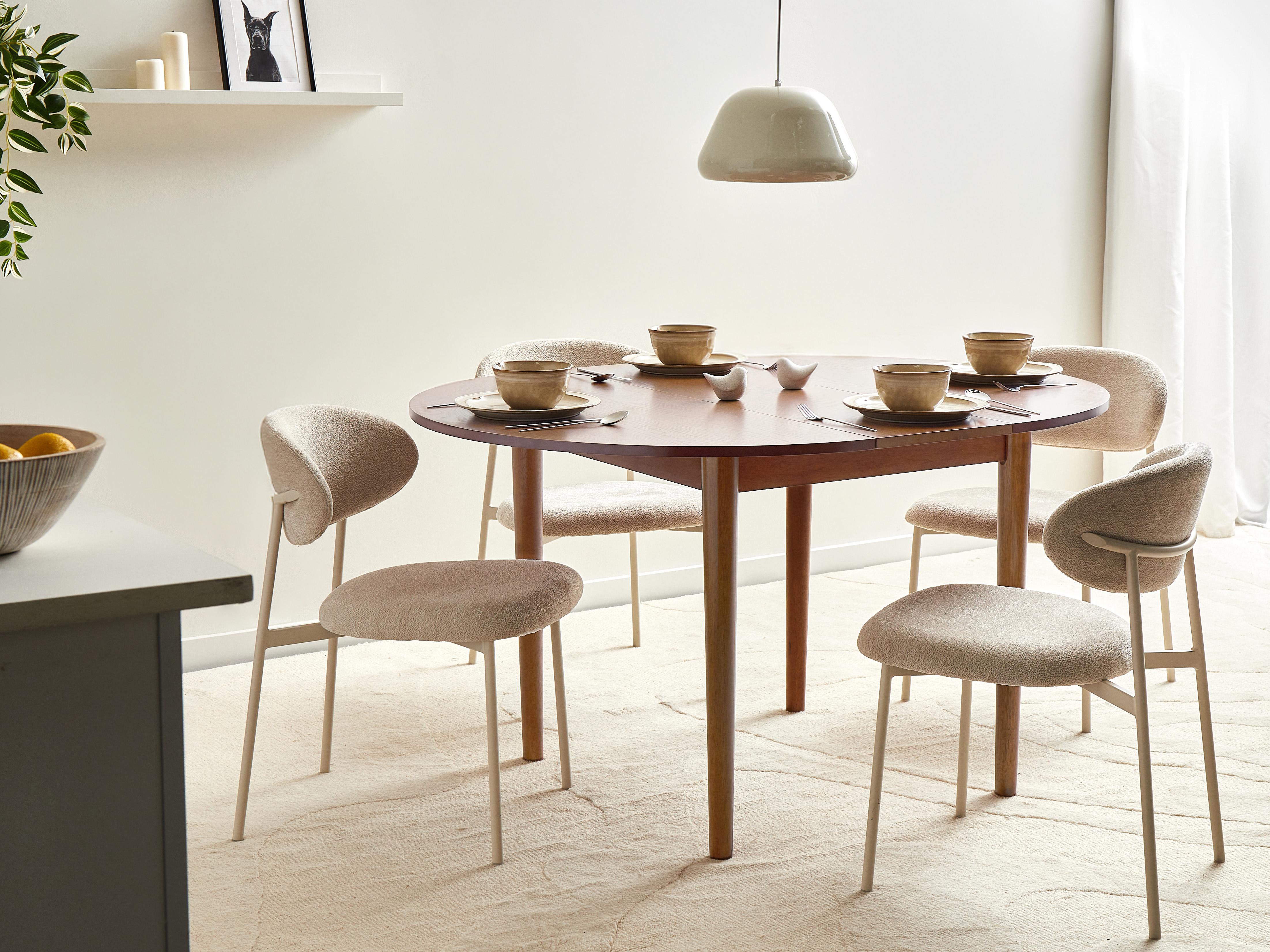 Extending Dining Table ECHO Dark Oak 107/137 cm 107 cm