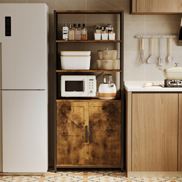 Kredens rustykalny loft industrialny stojąca szafka regał komoda 151 cm