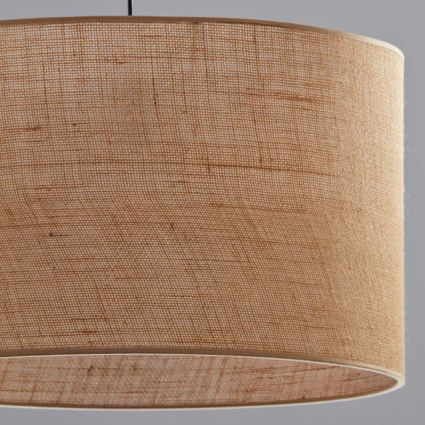 Lampa wisząca czarno-brązowa JUTA 3xE27x15W wym: 125x50x50 cm TK-Lighting