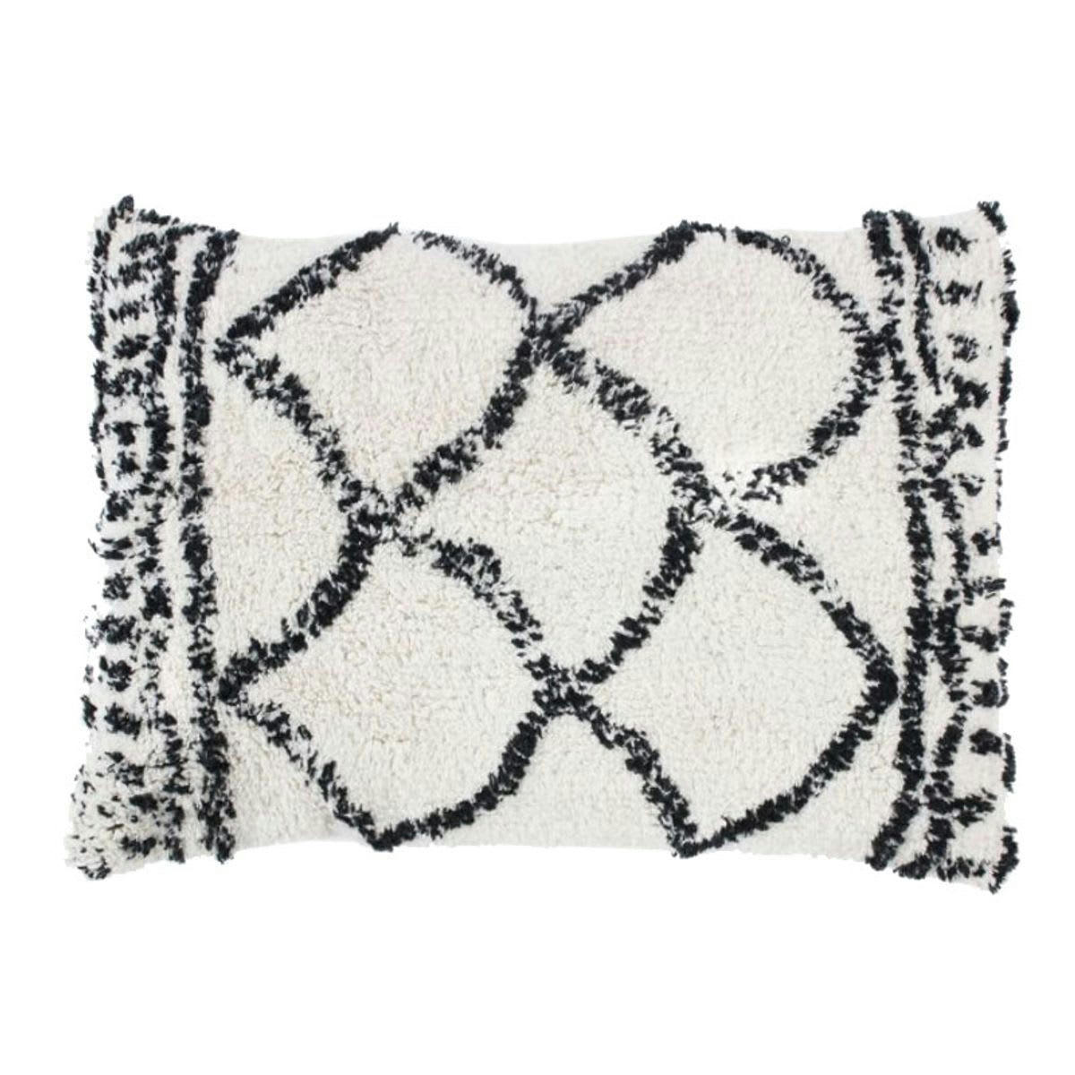 BERBERE - Coussin style berbère naturel 60x40