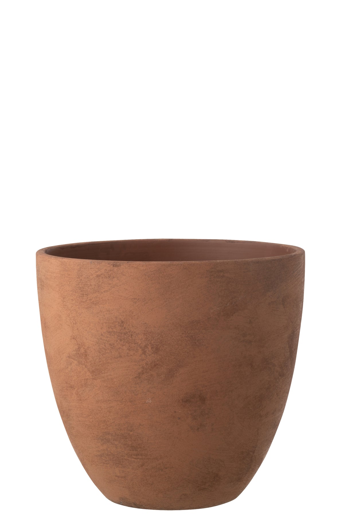 J-Line bloempot Rond - keramiek - bruin - extra large